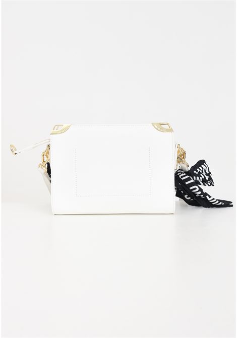 White women's shoulder bag with attached scarf LOVE MOSCHINO | JC4287PP0IKJ110A